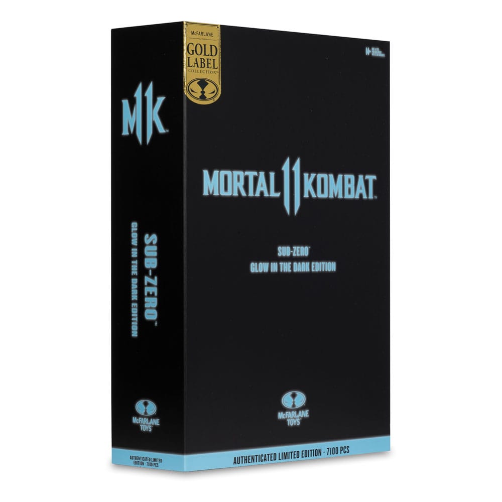 Mortal Kombat Actionfigur Glow in the Dark Edition Sub-Zero (Gold Label) 18 cm Image 9