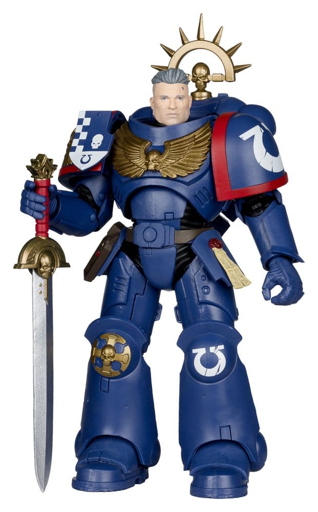 Warhammer 40,000 Total War Actionfigur 3rd Company Lieutenant (Ultramarines) 18 cm Image 1