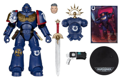 Warhammer 40,000 Total War Actionfigur 3rd Company Lieutenant (Ultramarines) 18 cm Image 2