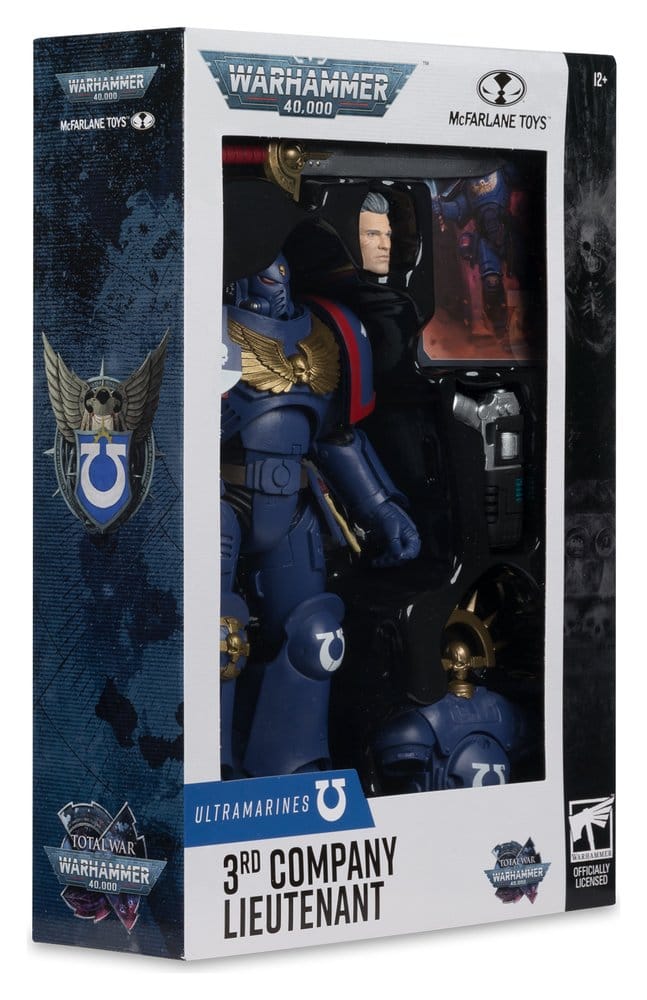 Warhammer 40,000 Total War Actionfigur 3rd Company Lieutenant (Ultramarines) 18 cm Image 8