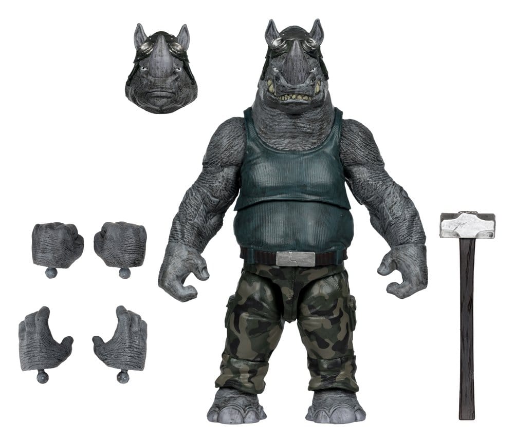 Teenage Mutant Ninja Turtles Page Punchers Actionfigur Rocksteady 17 cm Image 3