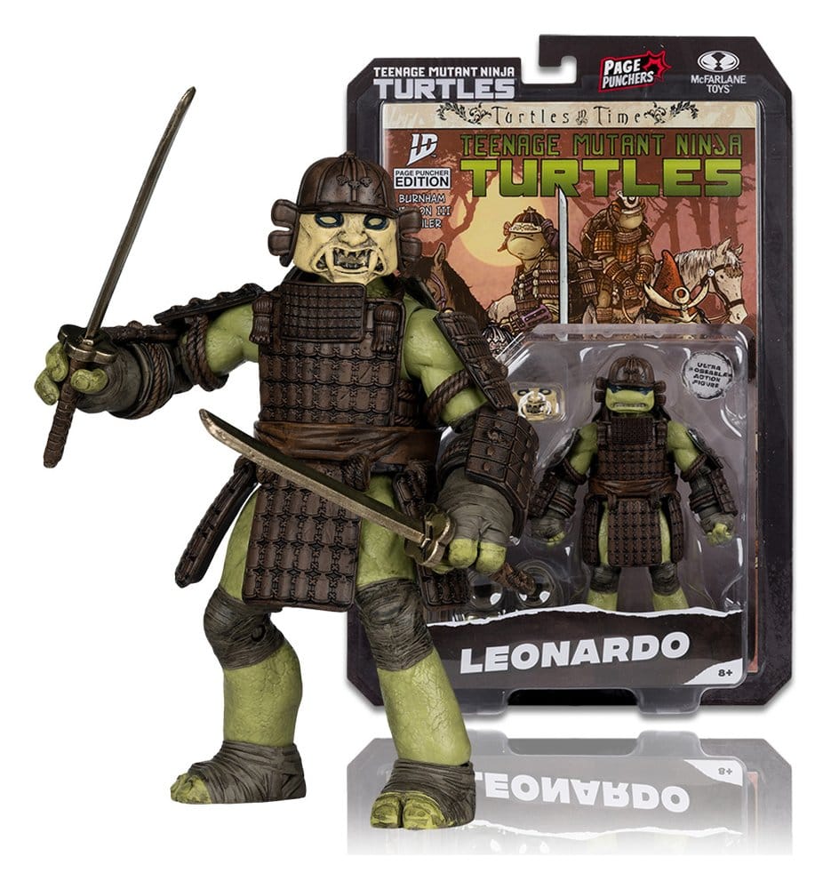 Teenage Mutant Ninja Turtles Page Punchers Actionfigur Leonardo (Turtles in Time) 13 cm Image 2