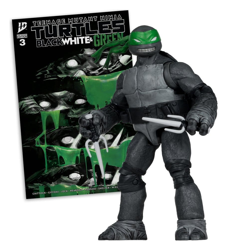 Teenage Mutant Ninja Turtles Page Punchers Actionfigur Raphael (Black White & Green) (Red Platinum Edition) 13 cm Image 2