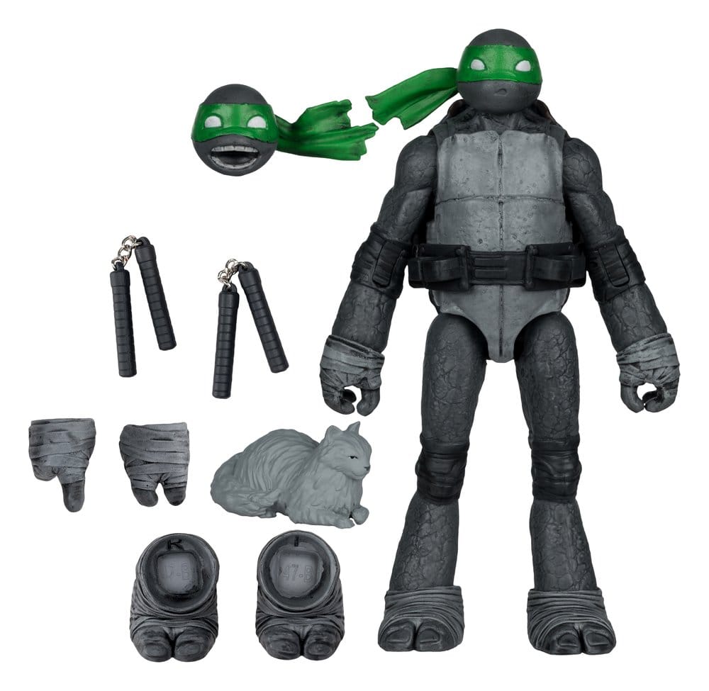 Teenage Mutant Ninja Turtles Page Punchers Actionfigur Michelangelo (Black White & Green) (Red Platinum Edition) 13 cm Image 3