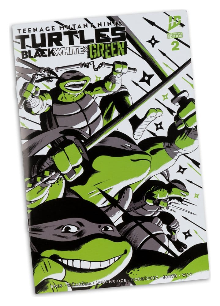 Teenage Mutant Ninja Turtles Page Punchers Actionfigur Michelangelo (Black White & Green) (Red Platinum Edition) 13 cm Image 6