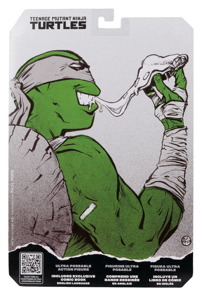 Teenage Mutant Ninja Turtles Page Punchers Actionfigur Michelangelo (Black White & Green) (Red Platinum Edition) 13 cm Image 8