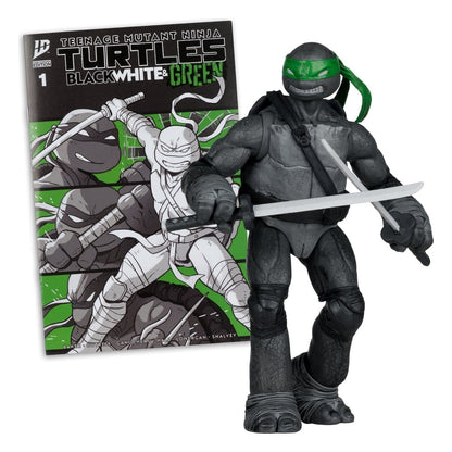 Teenage Mutant Ninja Turtles Page Punchers Actionfigur Leonardo (Black White & Green) (Red Platinum Edition) 13 cm Image 2