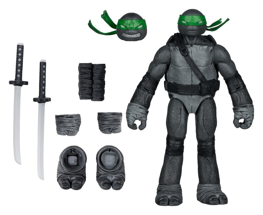 Teenage Mutant Ninja Turtles Page Punchers Actionfigur Leonardo (Black White & Green) (Red Platinum Edition) 13 cm Image 4
