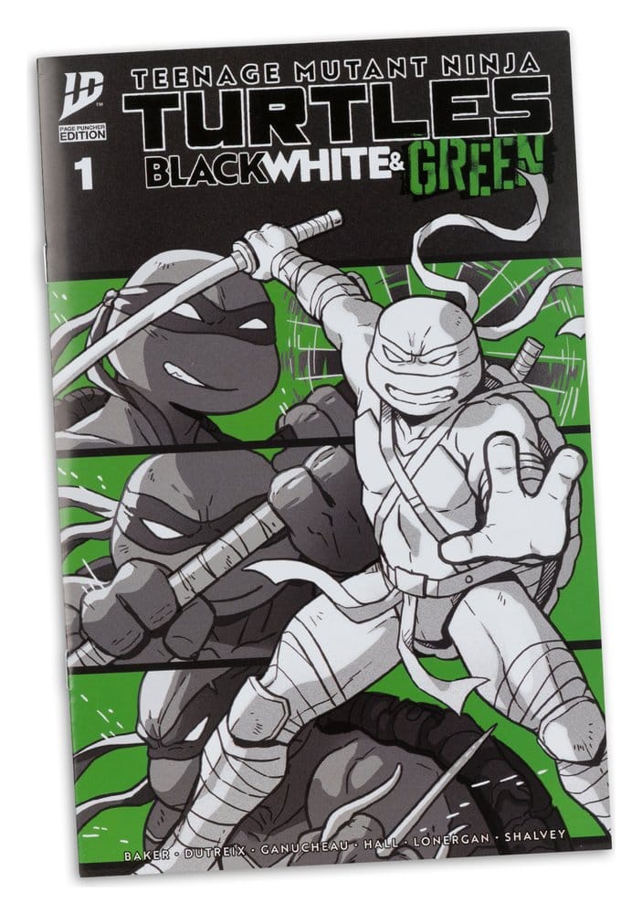 Teenage Mutant Ninja Turtles Page Punchers Actionfigur Leonardo (Black White & Green) (Red Platinum Edition) 13 cm Image 6