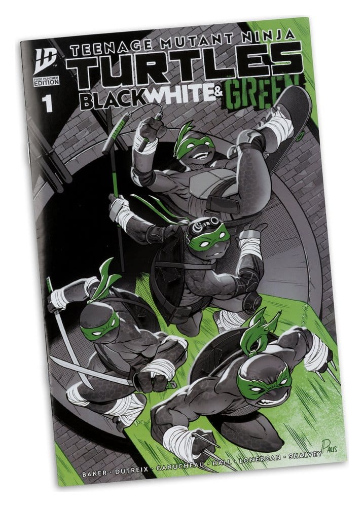 Teenage Mutant Ninja Turtles Page Punchers Actionfigur Donatello (Black White & Green) (Red Platinum Edition) 13 cm Image 6