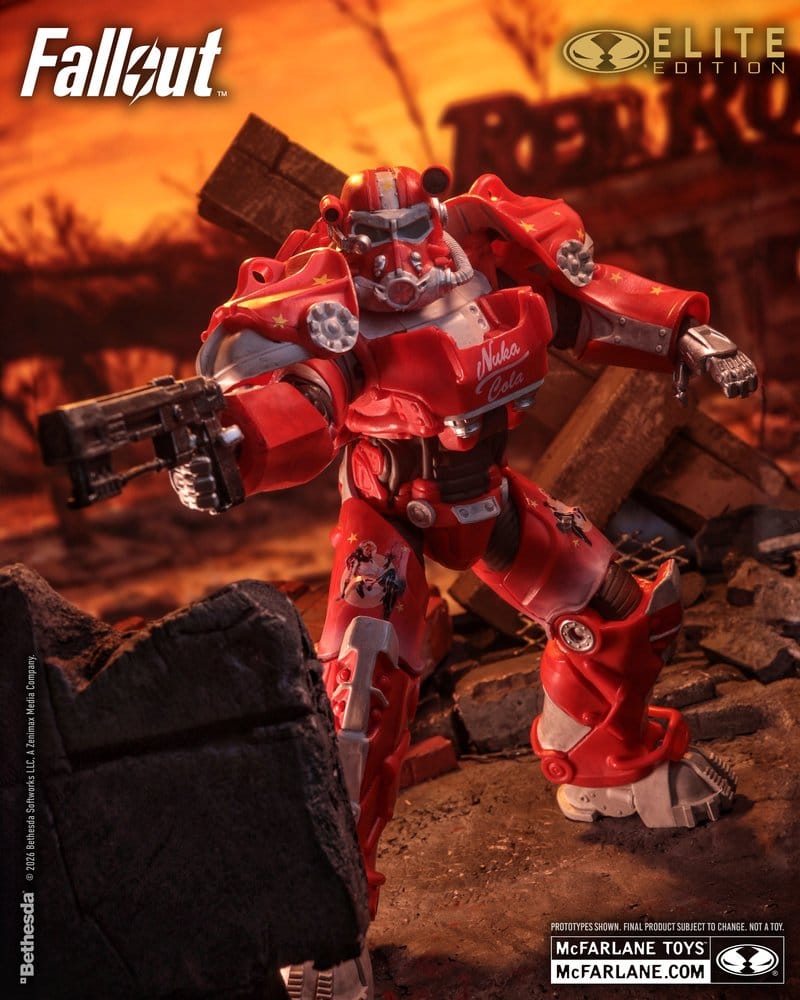 Fallout McFarlane Elite Edition Actionfigur Fallout 76 Nuka Cola T-60 (Gold Label) 19 cm Image 2