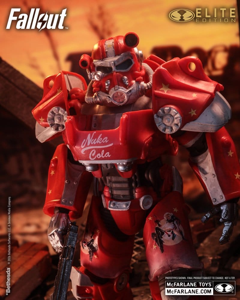 Fallout McFarlane Elite Edition Actionfigur Fallout 76 Nuka Cola T-60 (Gold Label) 19 cm Image 8