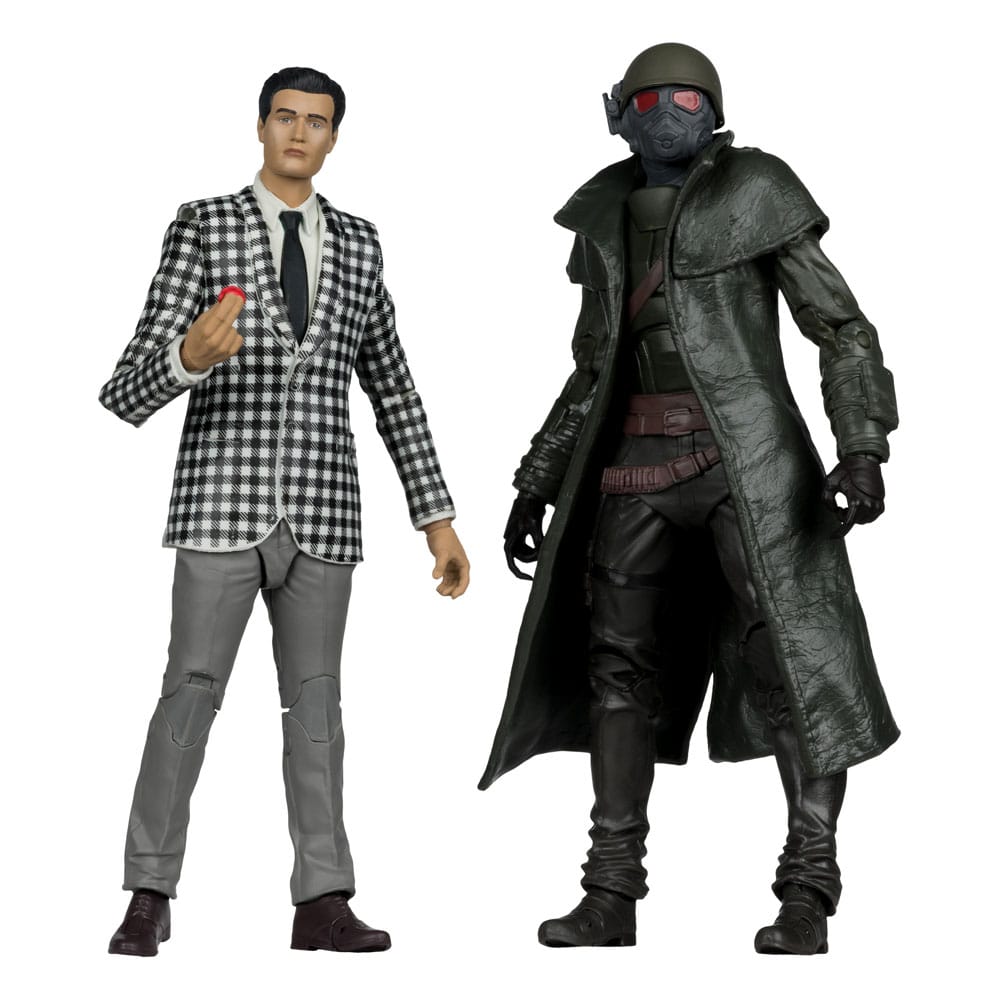 Fallout: New Vegas Statuen 2er-Pack Riot Ranger Armor & Benny Survivor 18 cm Image 1