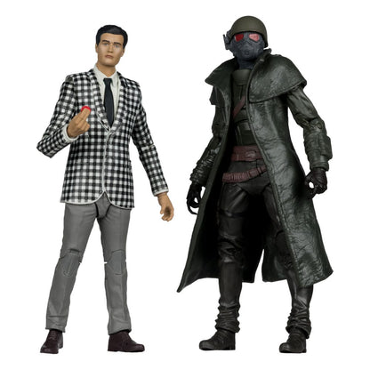 Fallout: New Vegas Statuen 2er-Pack Riot Ranger Armor & Benny Survivor 18 cm Image 1