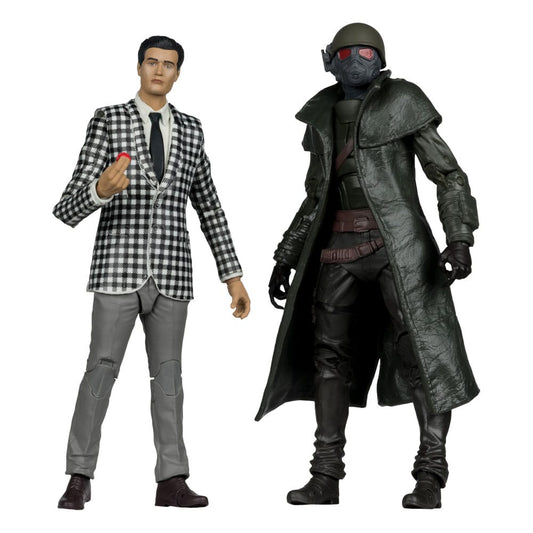 Fallout: New Vegas Statuen 2er-Pack Riot Ranger Armor & Benny Survivor 18 cm Image 1