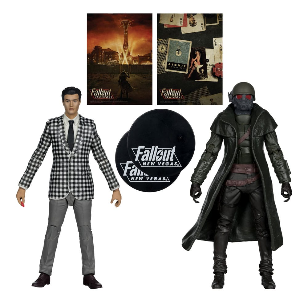 Fallout: New Vegas Statuen 2er-Pack Riot Ranger Armor & Benny Survivor 18 cm Image 2