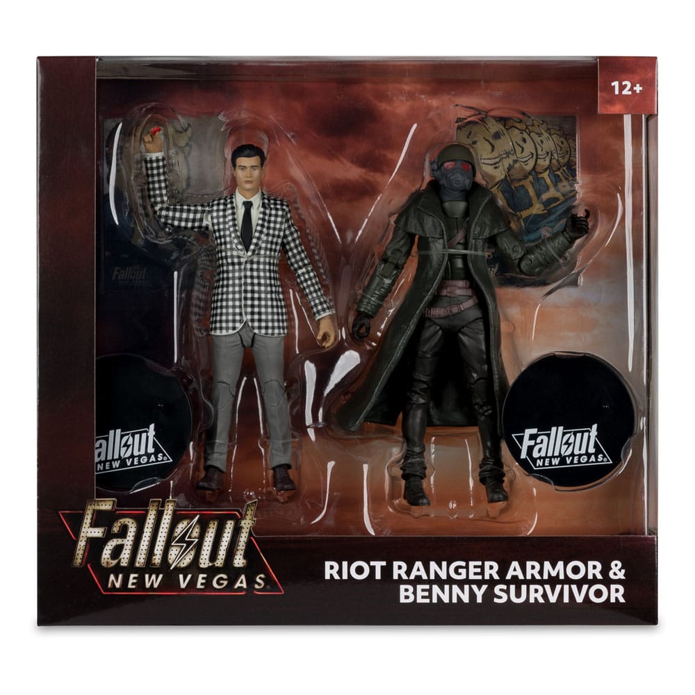 Fallout: New Vegas Statuen 2er-Pack Riot Ranger Armor & Benny Survivor 18 cm Image 8