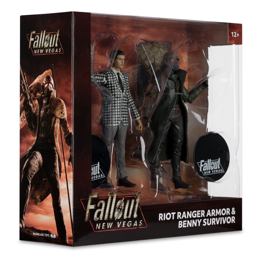 Fallout: New Vegas Statuen 2er-Pack Riot Ranger Armor & Benny Survivor 18 cm Image 9
