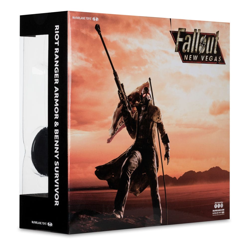 Fallout: New Vegas Statuen 2er-Pack Riot Ranger Armor & Benny Survivor 18 cm Image 10