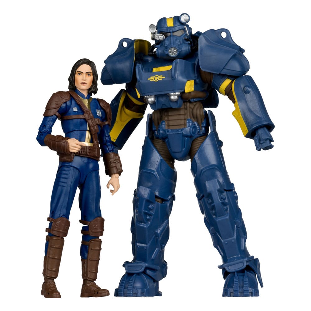 Fallout 4 Statuen 2er-Pack T-60 Vault Tec & Sole Survivor 18 cm Image 1