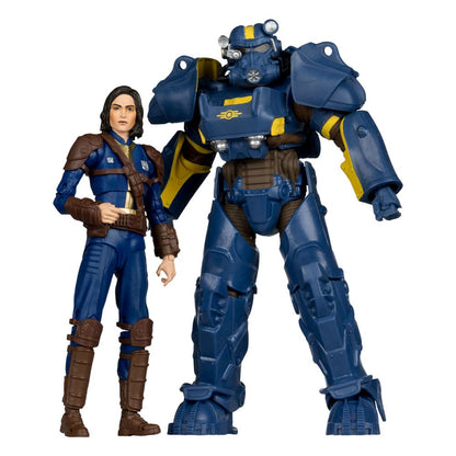 Fallout 4 Statuen 2er-Pack T-60 Vault Tec & Sole Survivor 18 cm Image 1
