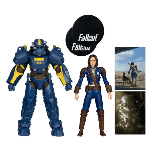 Fallout 4 Statuen 2er-Pack T-60 Vault Tec & Sole Survivor 18 cm Image 2
