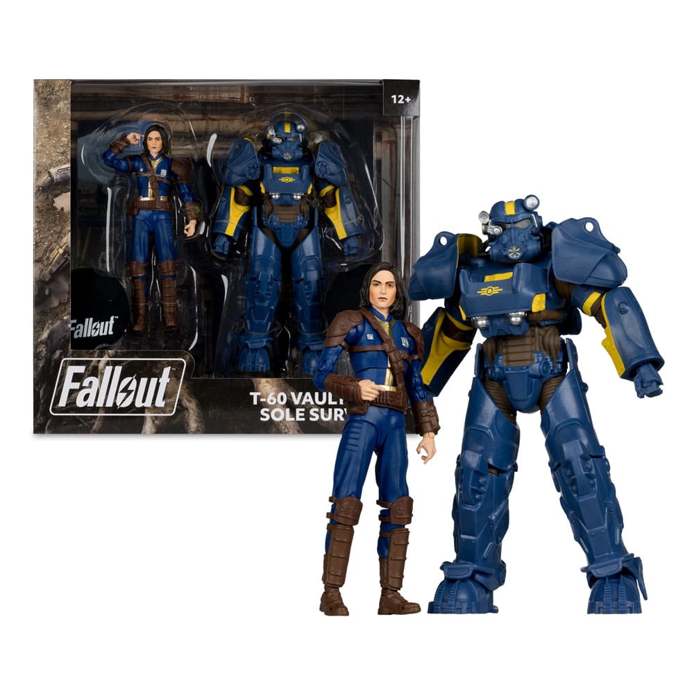 Fallout 4 Statuen 2er-Pack T-60 Vault Tec & Sole Survivor 18 cm Image 5