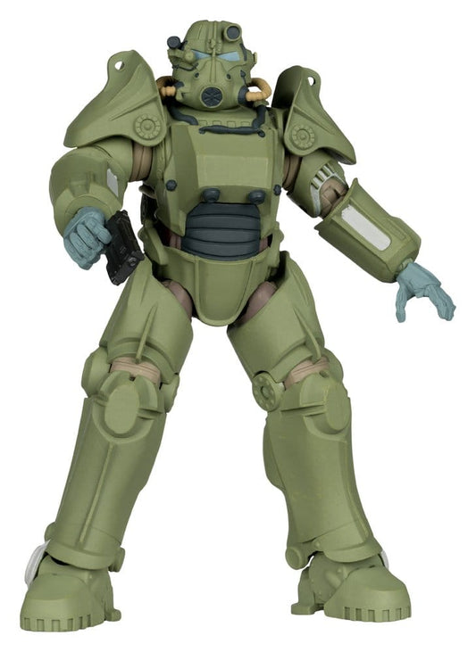 Fallout 76 Gaming Edition Actionfigur T-45 Military Armor (Red Platinum Edition) 20 cm Image 1