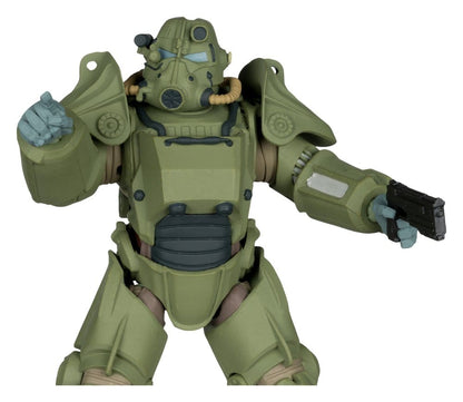 Fallout 76 Gaming Edition Actionfigur T-45 Military Armor (Red Platinum Edition) 20 cm Image 3