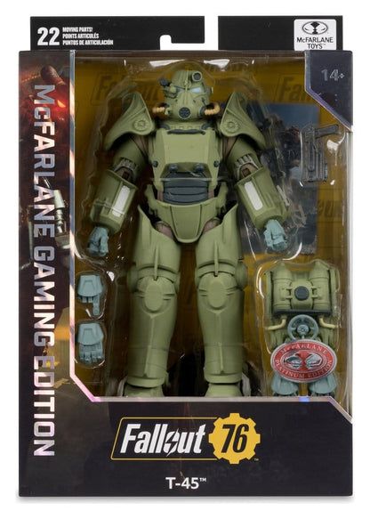 Fallout 76 Gaming Edition Actionfigur T-45 Military Armor (Red Platinum Edition) 20 cm Image 7
