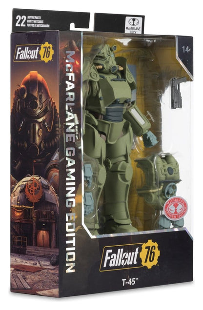 Fallout 76 Gaming Edition Actionfigur T-45 Military Armor (Red Platinum Edition) 20 cm Image 8