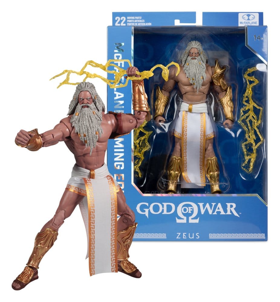 God of War McFarlane Gaming Edition Actionfigur Zeus 18 cm Image 3