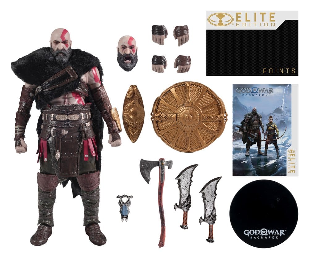 God of War Ragnarok McFarlane Elite Edition Deluxe Actionfigur Kratos #18 18 cm Image 2