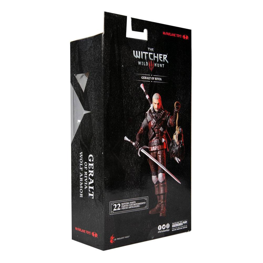 The Witcher 3: Wild Hunt Actionfigur Geralt of Rivia (Wolf Armor) 18 cm Image 10