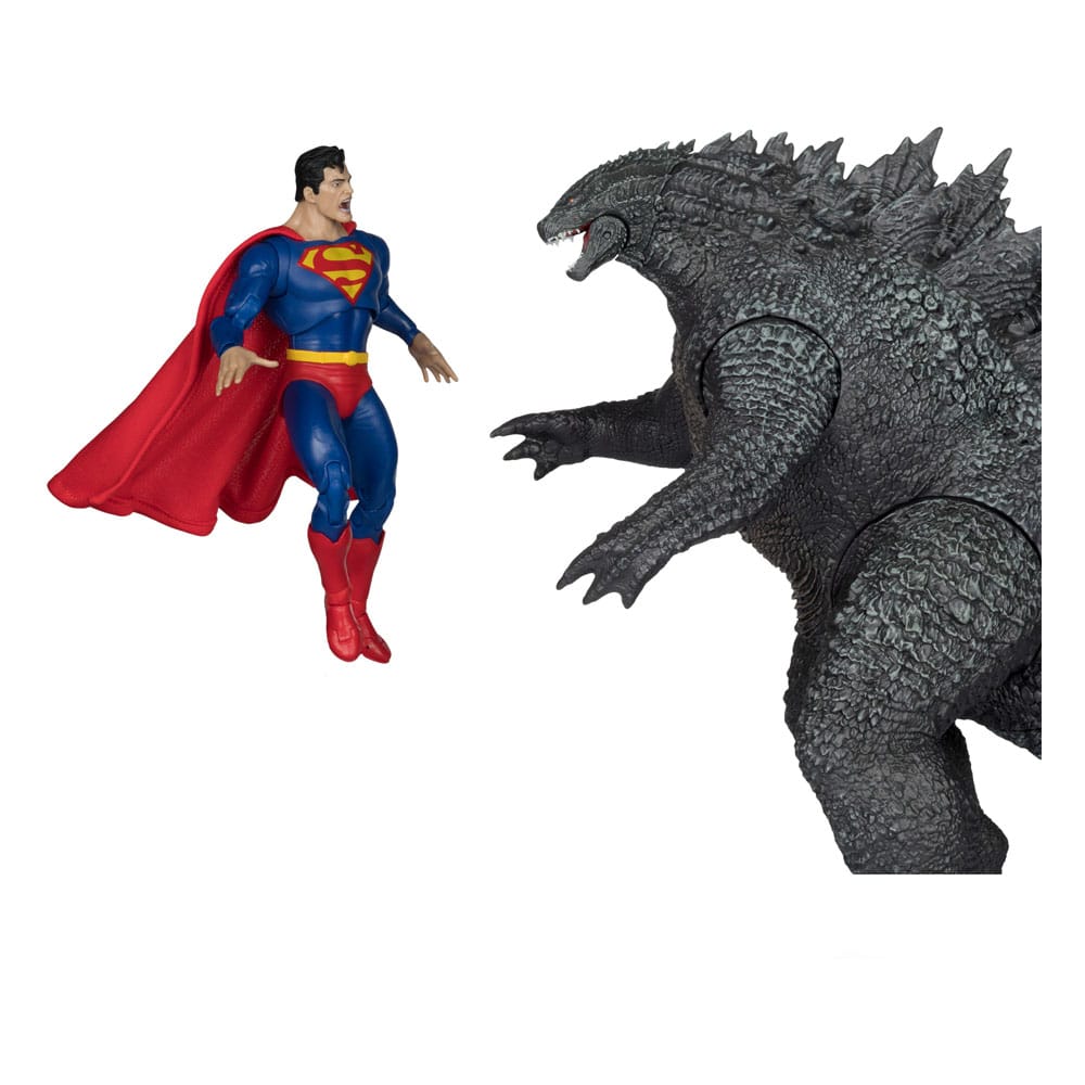 DC Justice League Monsterverse DC Multiverse Actionfiguren 2er-Pack Superman Vs. Godzilla 30 cm Image 2