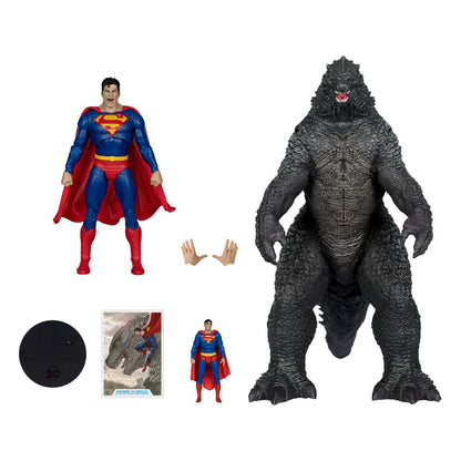 DC Justice League Monsterverse DC Multiverse Actionfiguren 2er-Pack Superman Vs. Godzilla 30 cm Image 4