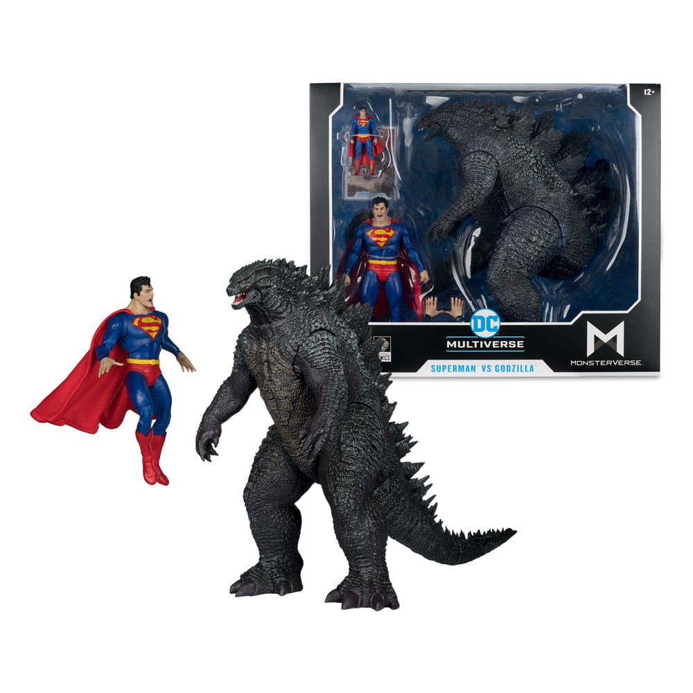 DC Justice League Monsterverse DC Multiverse Actionfiguren 2er-Pack Superman Vs. Godzilla 30 cm Image 6