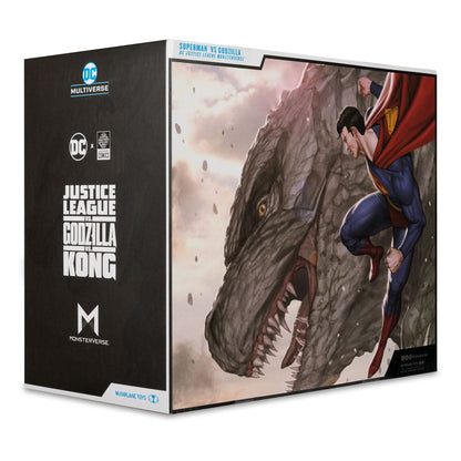 DC Justice League Monsterverse DC Multiverse Actionfiguren 2er-Pack Superman Vs. Godzilla 30 cm Image 15