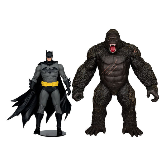DC Justice League Monsterverse DC Multiverse Actionfiguren 2er-Pack Batman & Kong 29 cm Image 1