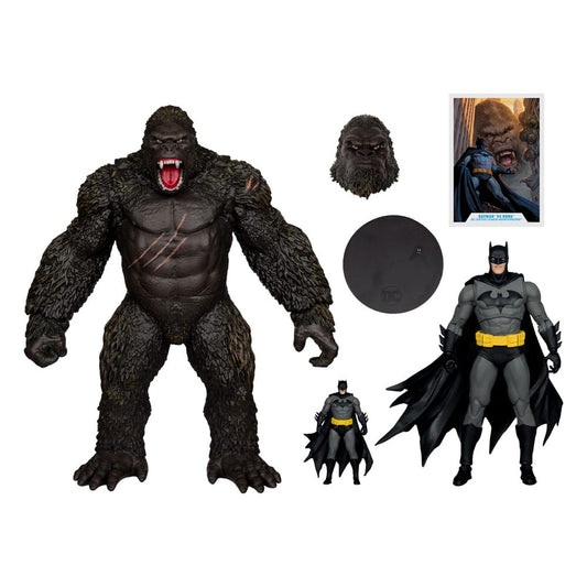 DC Justice League Monsterverse DC Multiverse Actionfiguren 2er-Pack Batman & Kong 29 cm Image 2
