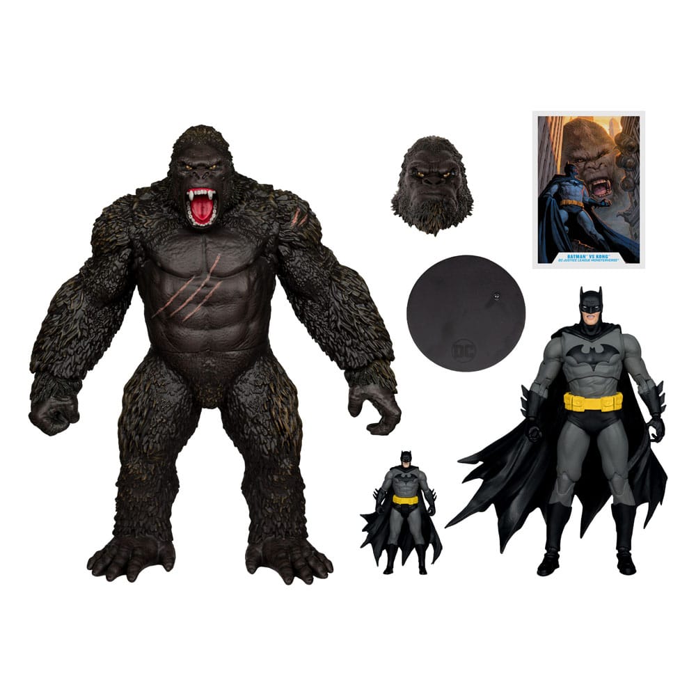 DC Justice League Monsterverse DC Multiverse Actionfiguren 2er-Pack Batman & Kong 29 cm Image 2
