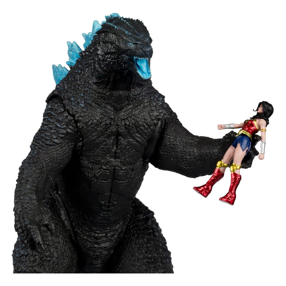 DC Justice League Monsterverse DC Multiverse Actionfiguren 2er-Pack Wonder Woman Vs. Atomic Blast Godzilla 18 cm Image 5