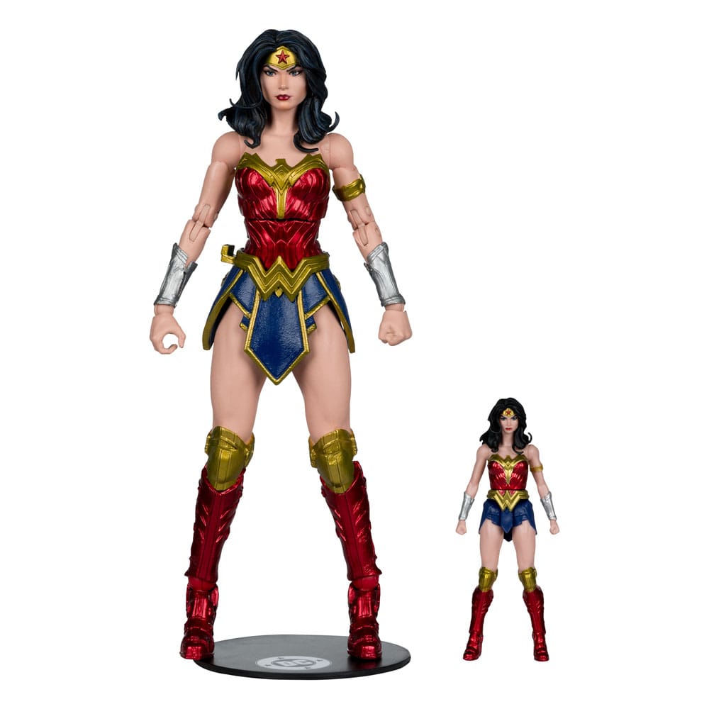 DC Justice League Monsterverse DC Multiverse Actionfiguren 2er-Pack Wonder Woman Vs. Atomic Blast Godzilla 18 cm Image 8