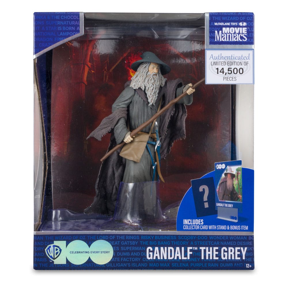 Herr der Ringe Movie Maniacs Actionfigur Gandalf 18 cm Image 8
