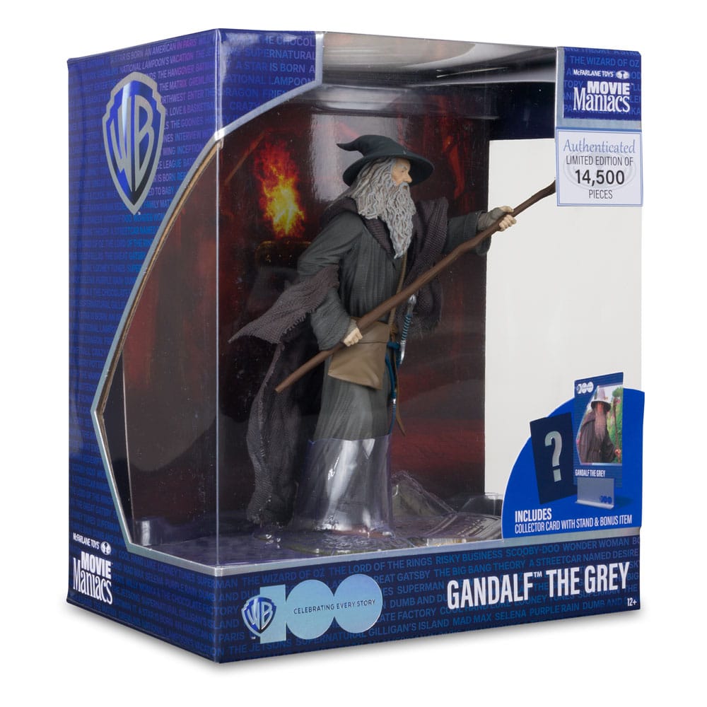 Herr der Ringe Movie Maniacs Actionfigur Gandalf 18 cm Image 9