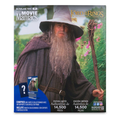 Herr der Ringe Movie Maniacs Actionfigur Gandalf 18 cm Image 11