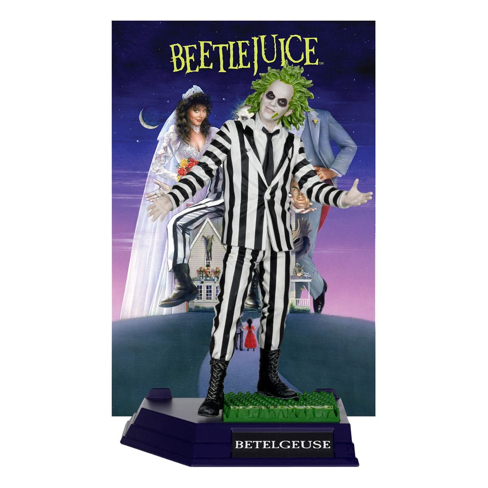 Beetlejuice Movie Maniacs PVC Statue Beetlejuice 17 cm Image 1