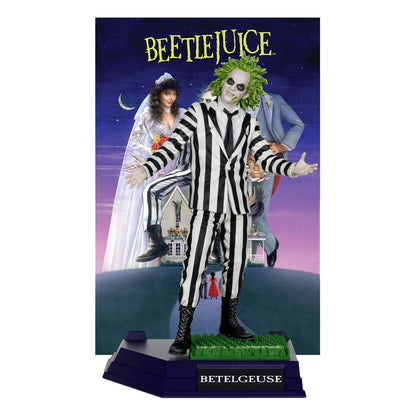 Beetlejuice Movie Maniacs PVC Statue Beetlejuice 17 cm Image 1