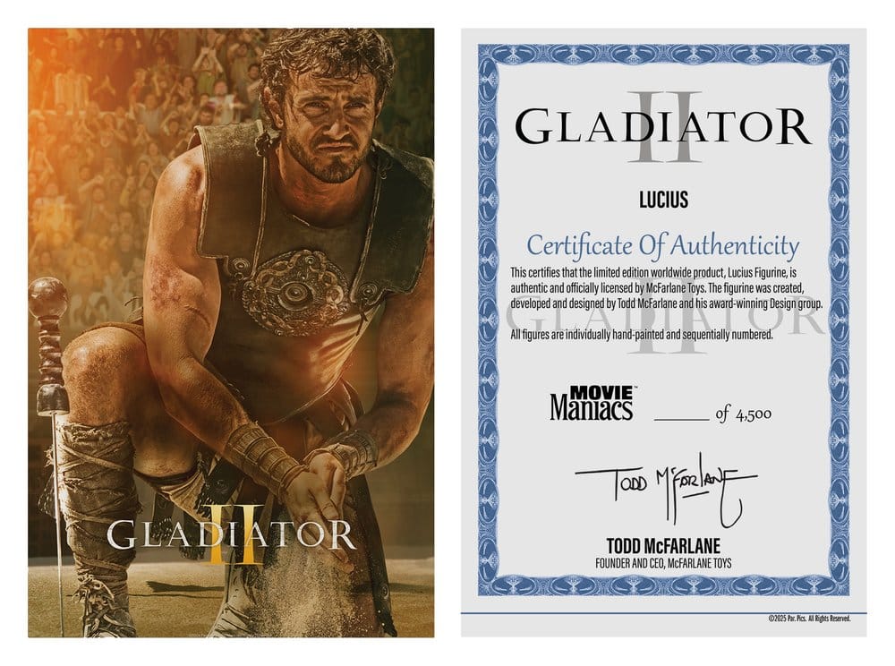 Gladiator II Movie Maniacs Actionfigur Lucius 16 cm Image 7