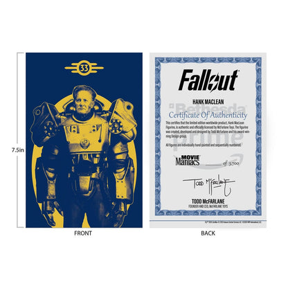 Fallout Movie Maniacs Actionfigur Hank Maclean (Season 2) (Red Platinum Edition) 17 cm Image 7
